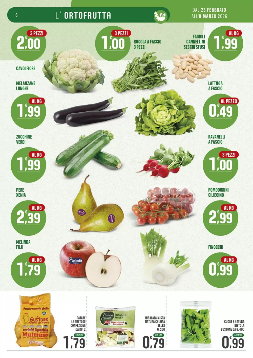 Volantino promozionale La Mimosa Supermercati  valide dal 23/02/2026 - Pagina 6.