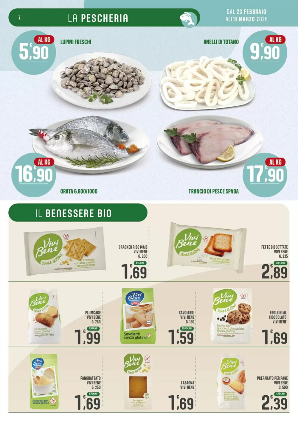 Volantino promozionale La Mimosa Supermercati  valide dal 23/02/2026 - Pagina 7.