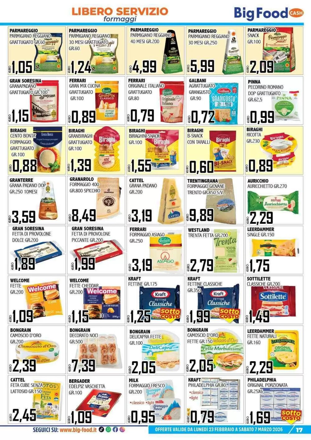 Volantino promozionale Big Food  valide dal 23/02/2026 - Pagina 17.