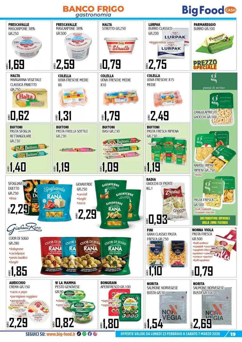 Volantino promozionale Big Food  valide dal 23/02/2026 - Pagina 19.