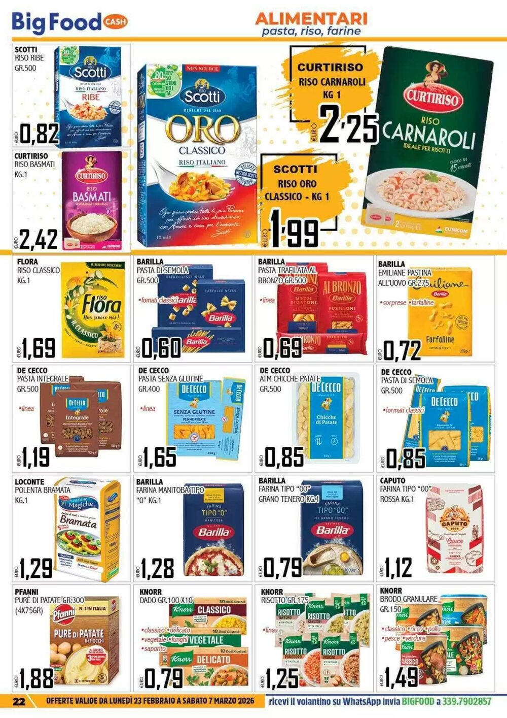 Volantino promozionale Big Food  valide dal 23/02/2026 - Pagina 22.