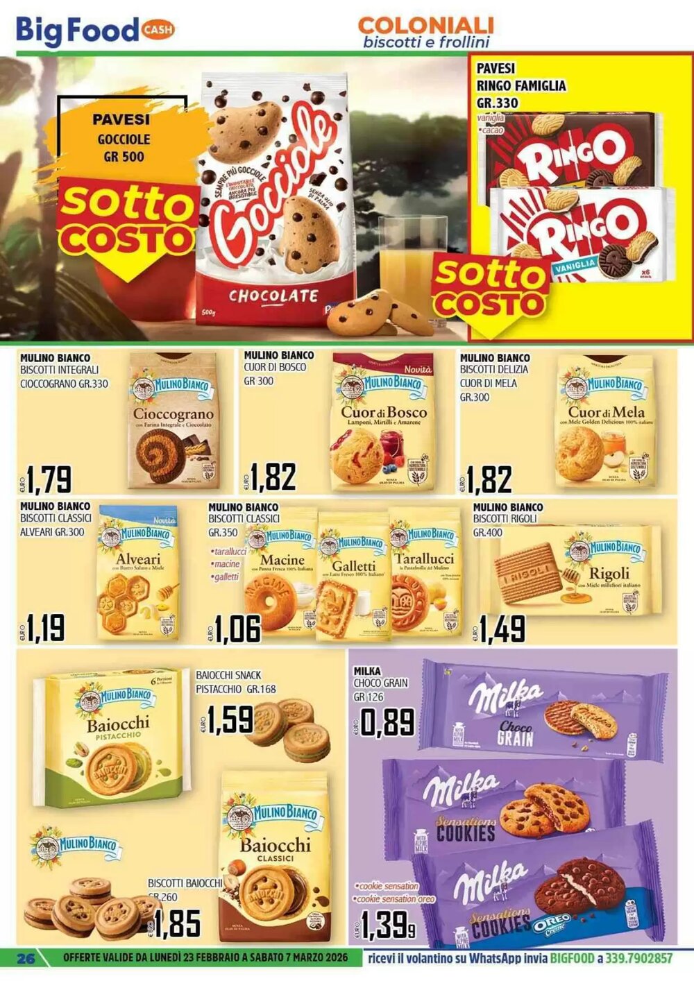 Volantino promozionale Big Food  valide dal 23/02/2026 - Pagina 26.