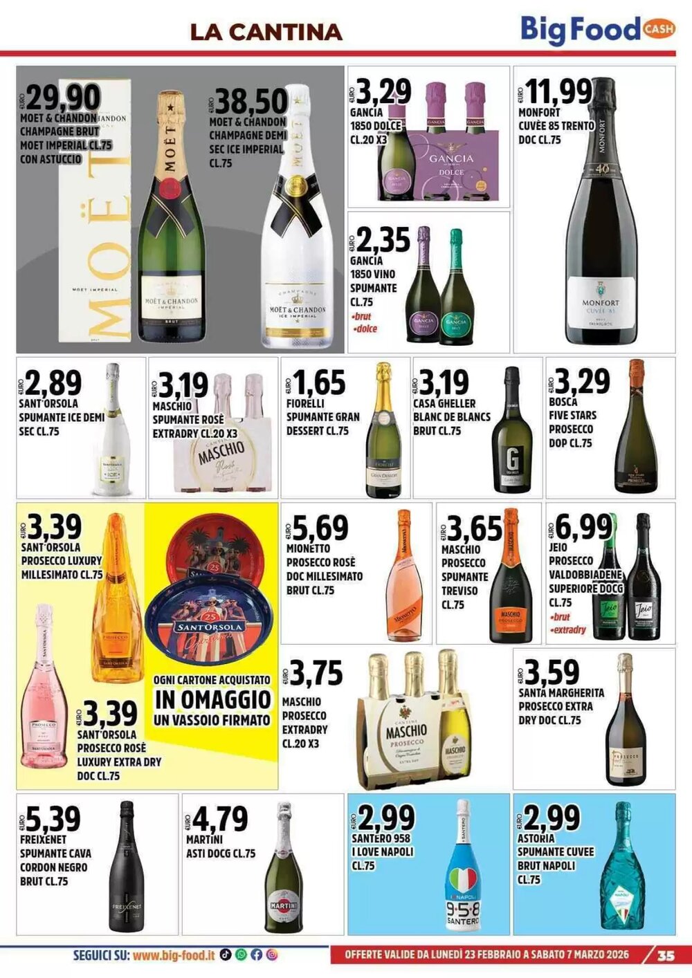 Volantino promozionale Big Food  valide dal 23/02/2026 - Pagina 35.