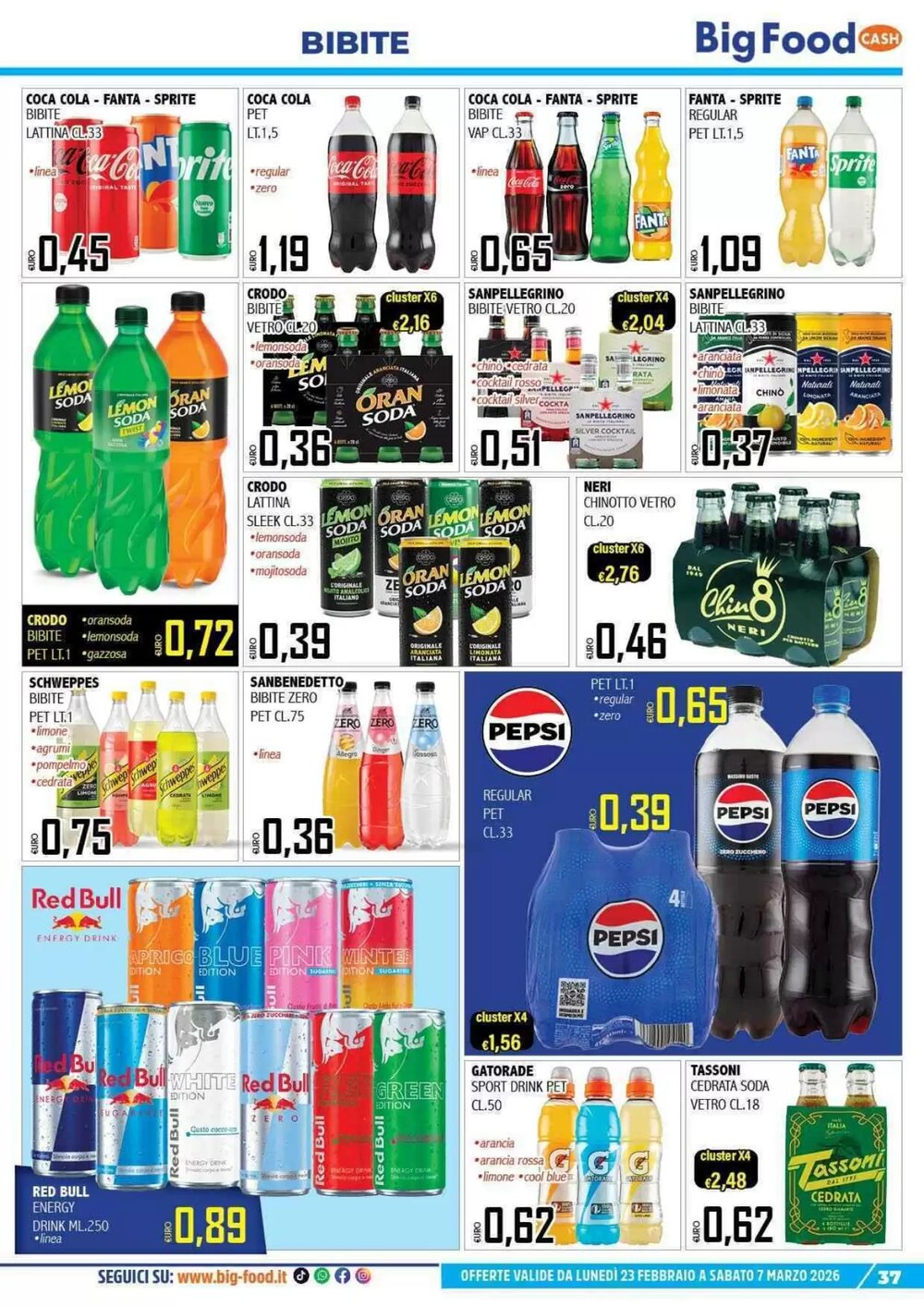 Volantino promozionale Big Food  valide dal 23/02/2026 - Pagina 37.