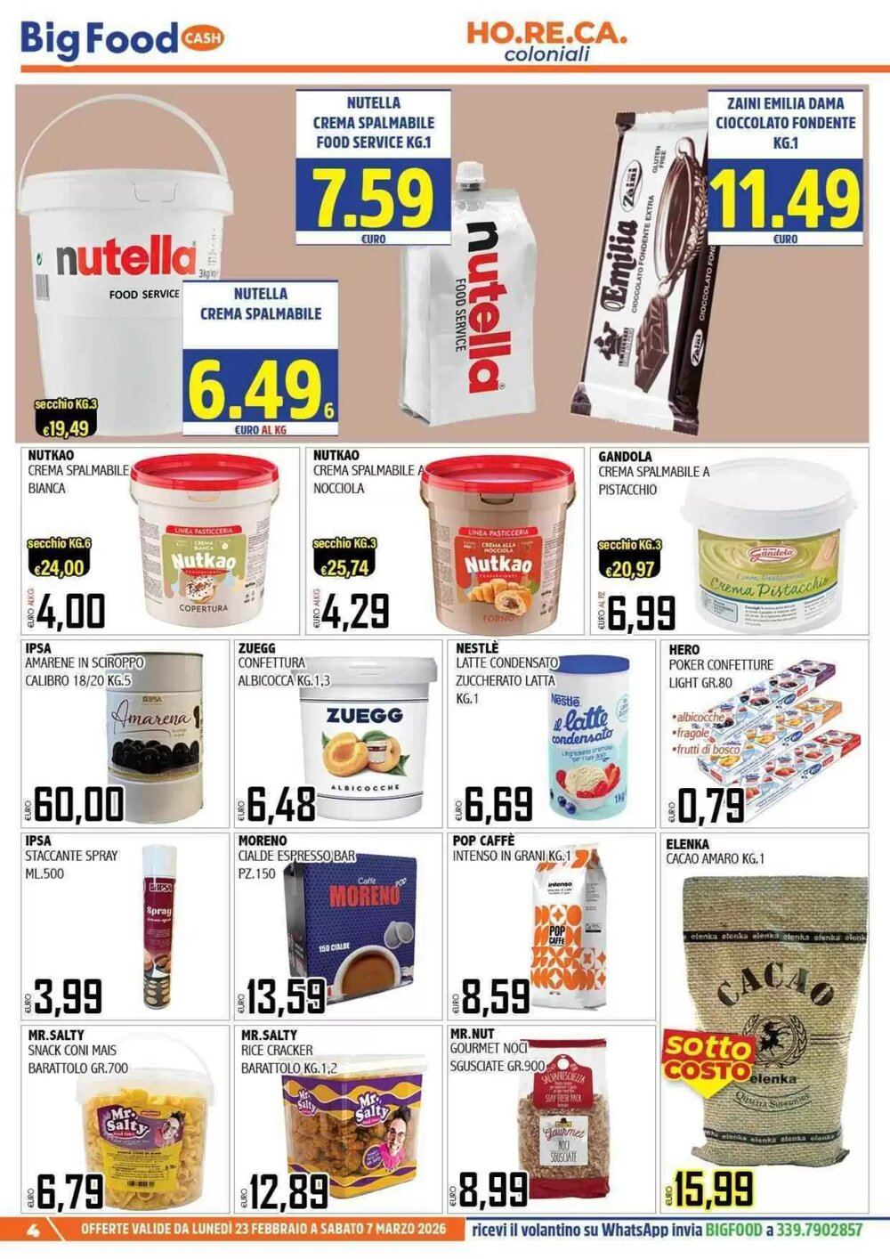 Volantino promozionale Big Food  valide dal 23/02/2026 - Pagina 4.