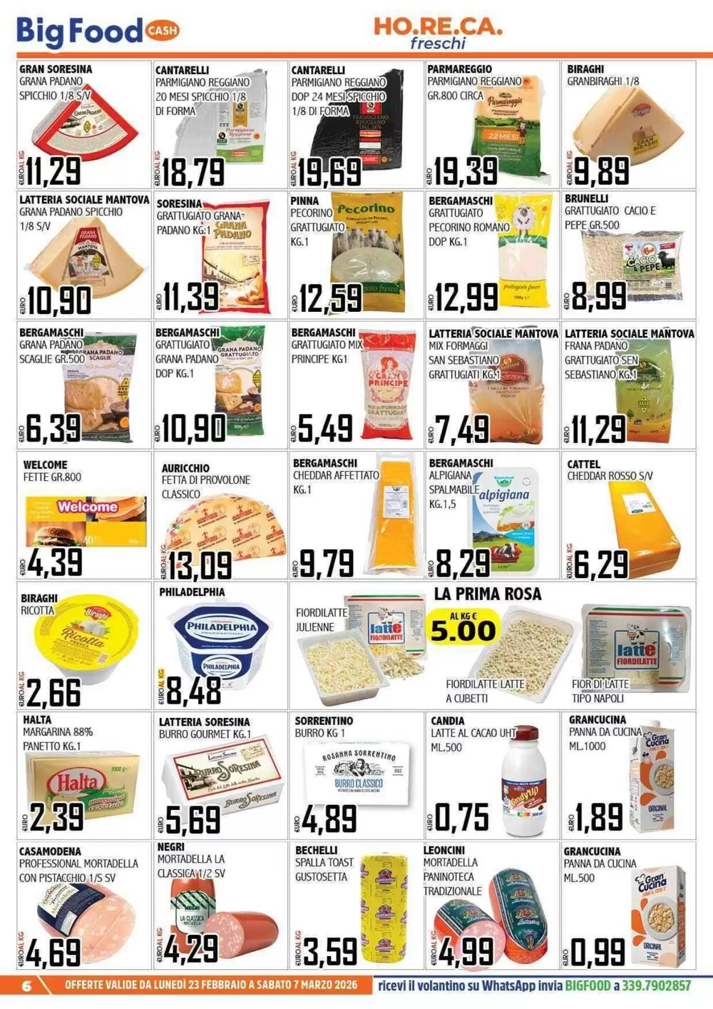 Volantino promozionale Big Food  valide dal 23/02/2026 - Pagina 6.