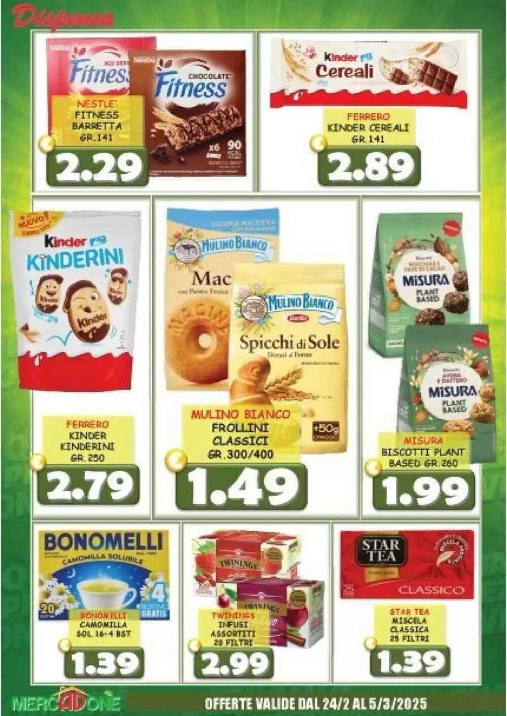 Volantino promozionale MercADone  valide dal 23/02/2026 - Pagina 14.