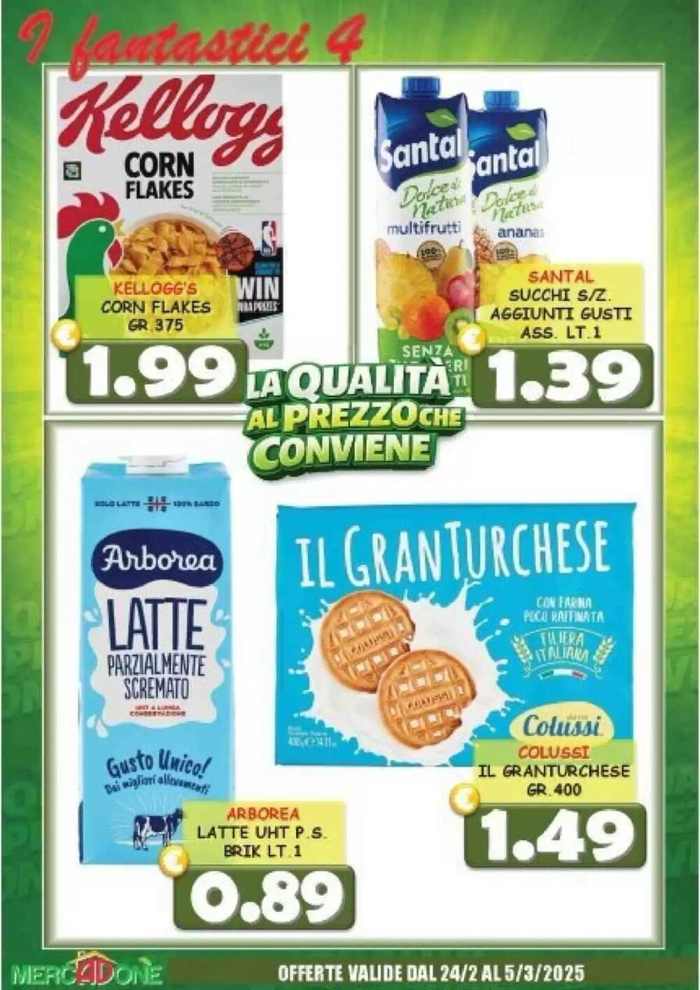 Volantino promozionale MercADone  valide dal 23/02/2026 - Pagina 4.