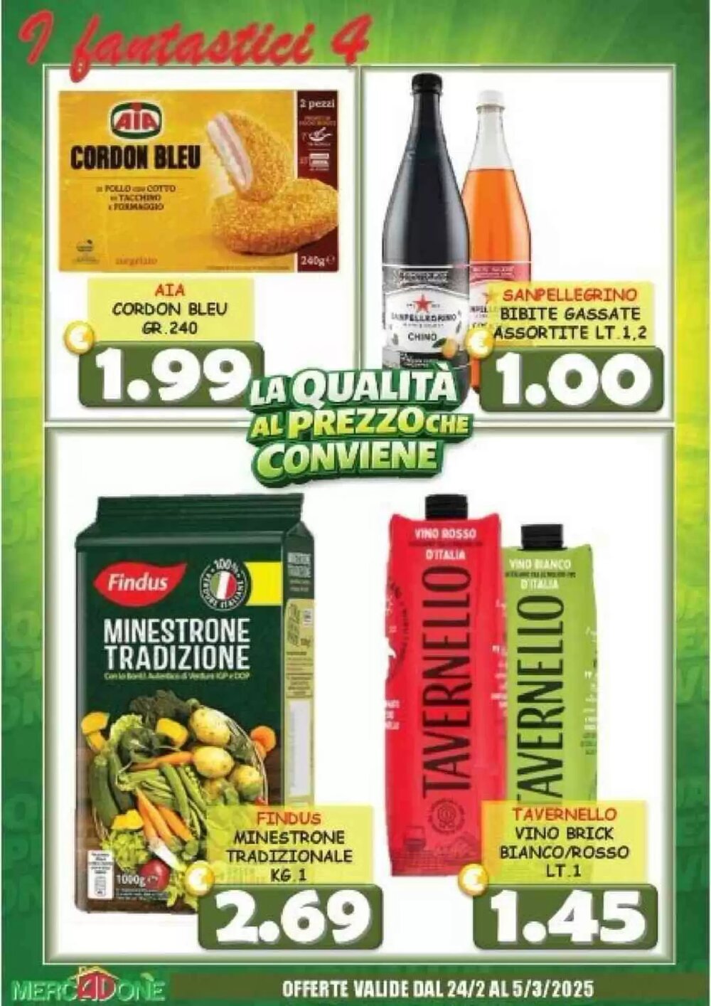 Volantino promozionale MercADone  valide dal 23/02/2026 - Pagina 6.