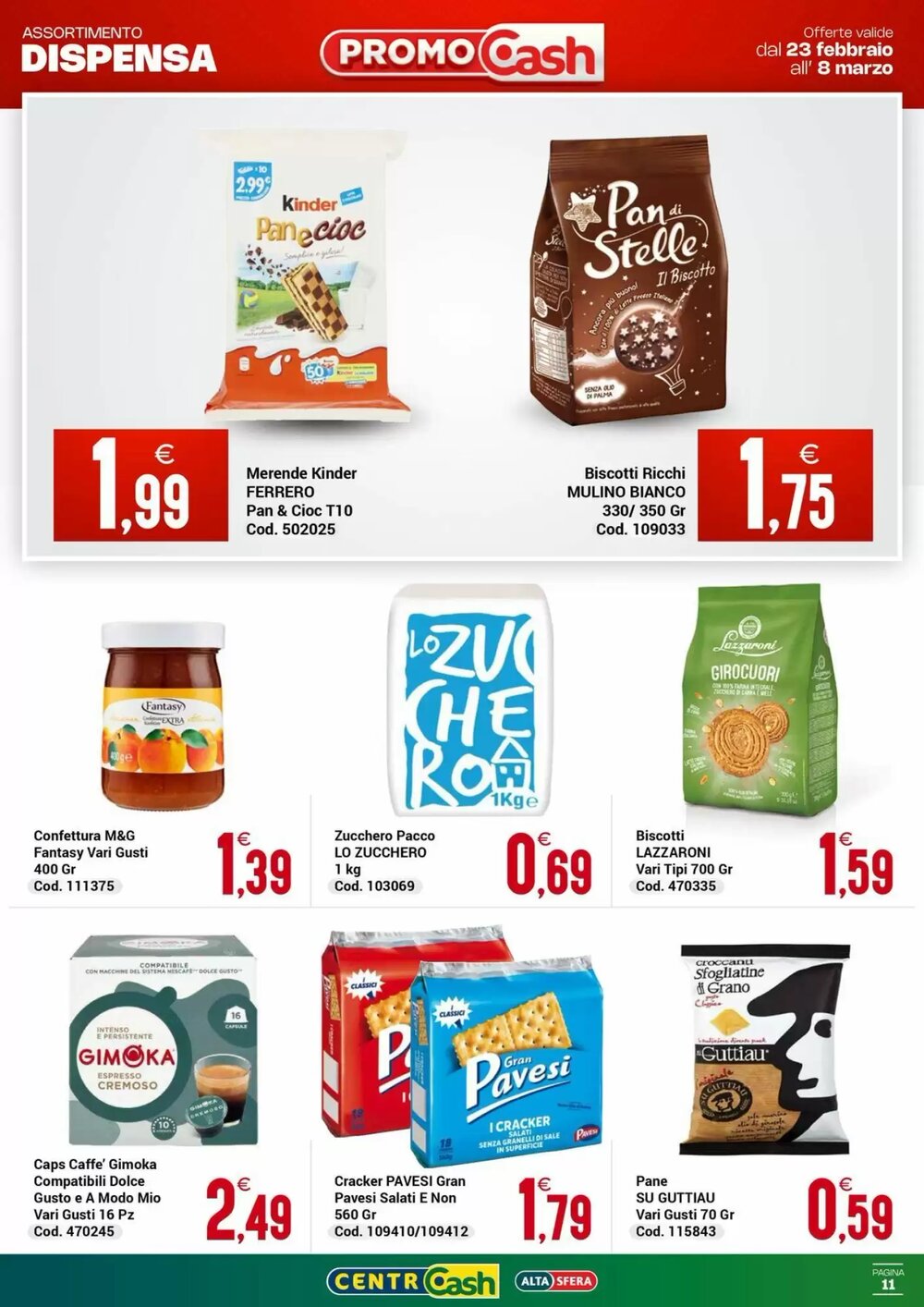 Volantino promozionale Centro Cash  valide dal 23/02/2026 - Pagina 11.
