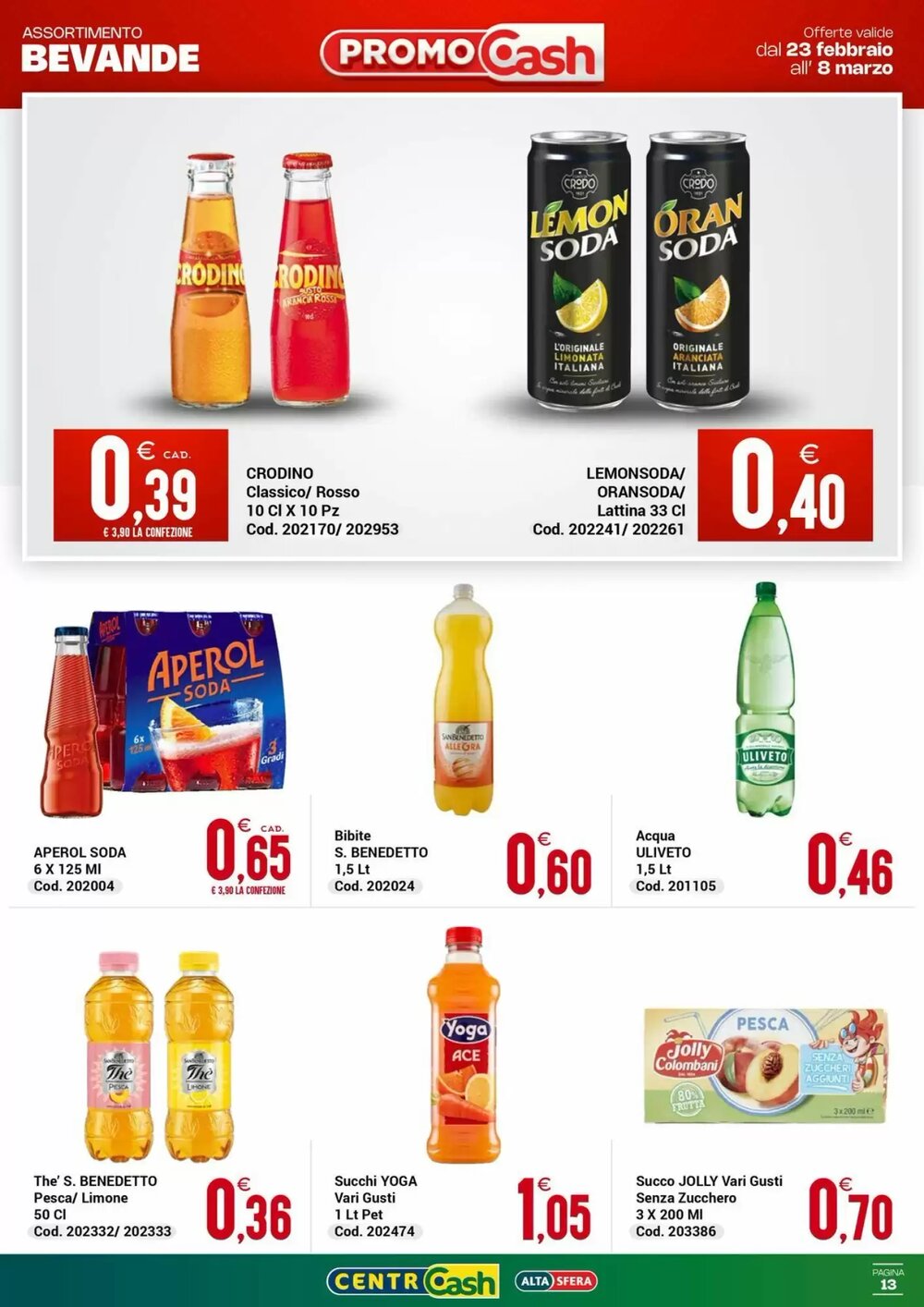 Volantino promozionale Centro Cash  valide dal 23/02/2026 - Pagina 13.