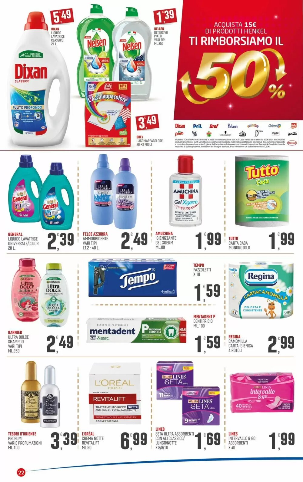 Volantino promozionale Marketpiù  valide dal 23/02/2026 - Pagina 22.