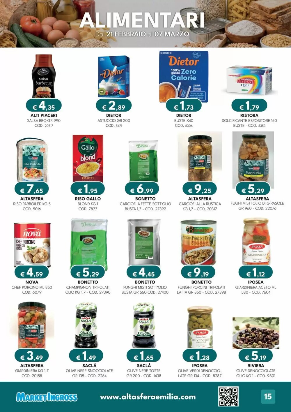 Volantino promozionale Altasfera  valide dal 23/02/2026 - Pagina 16.