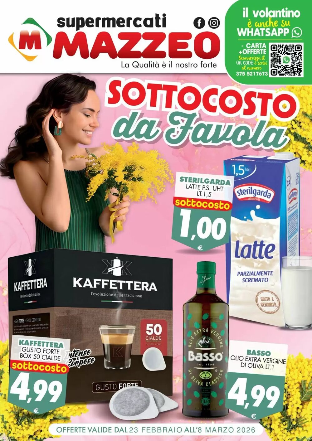 Volantino promozionale Mazzeo Supermercati  valide dal 23/02/2026 - Pagina 1.
