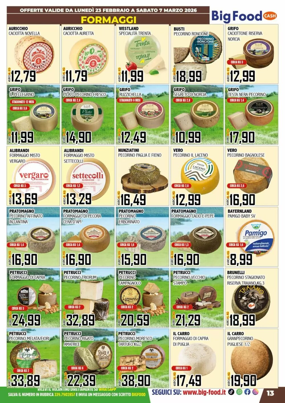 Volantino promozionale Big Food  valide dal 23/02/2026 - Pagina 13.