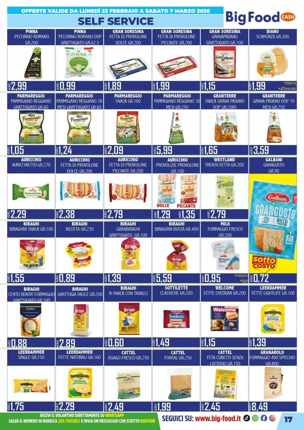 Volantino promozionale Big Food  valide dal 23/02/2026 - Pagina 17.