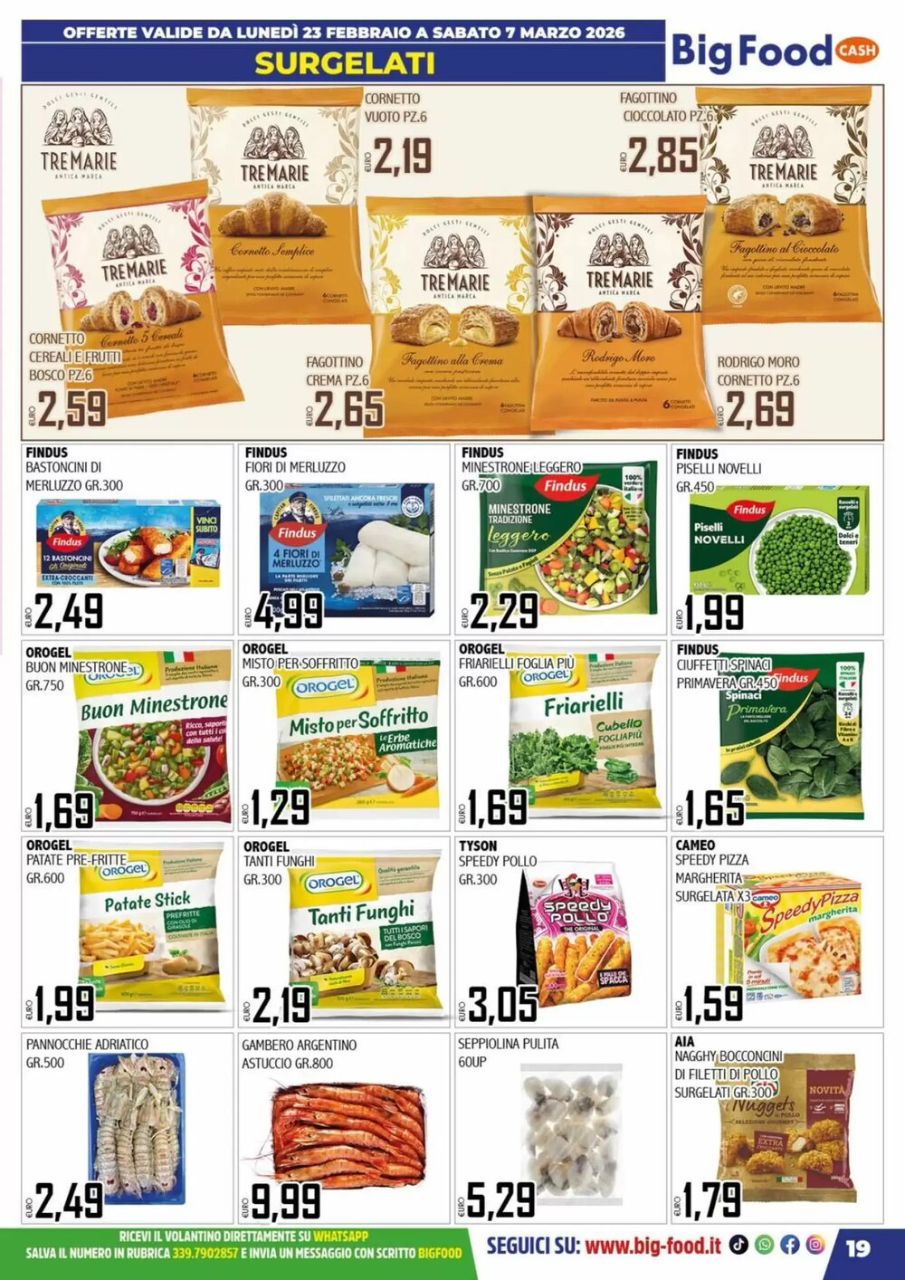 Volantino promozionale Big Food  valide dal 23/02/2026 - Pagina 19.