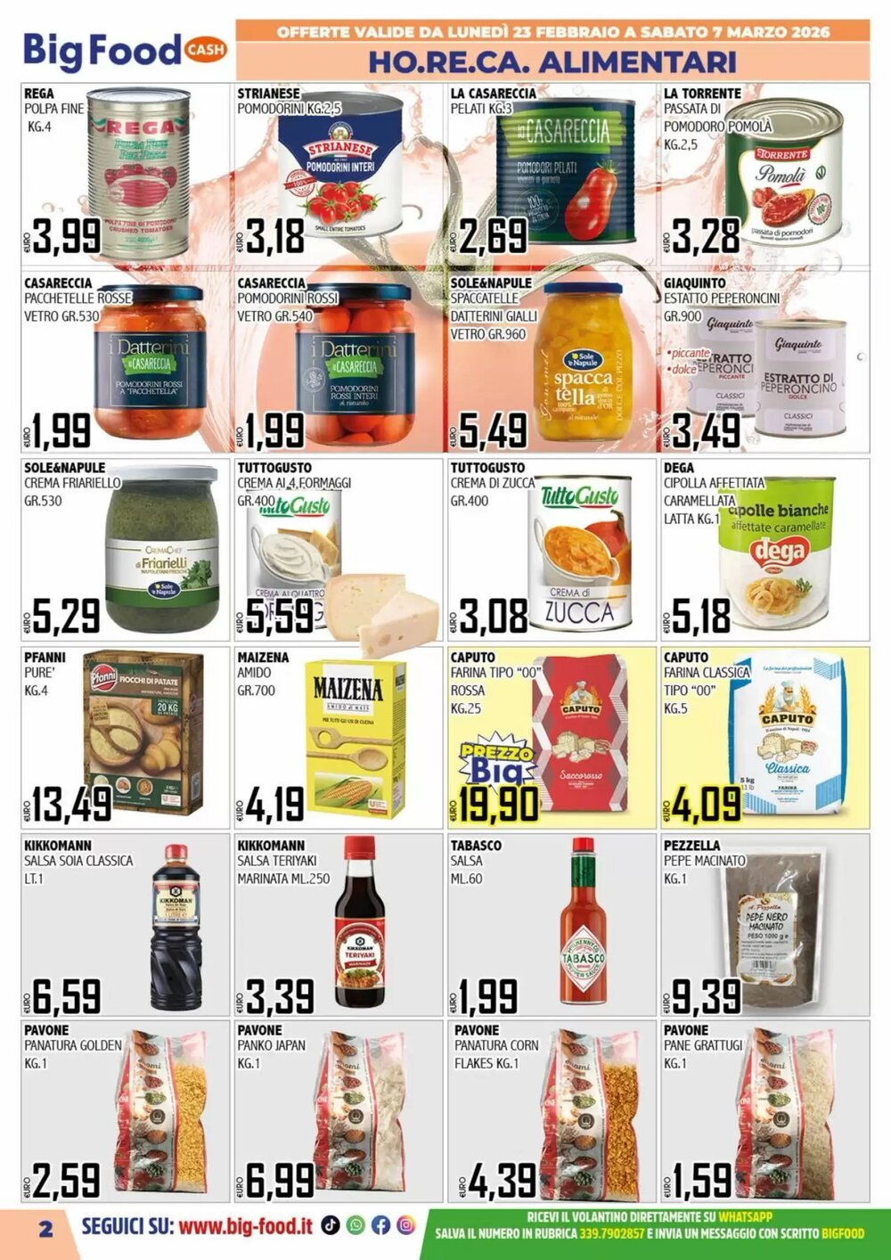 Volantino promozionale Big Food  valide dal 23/02/2026 - Pagina 2.