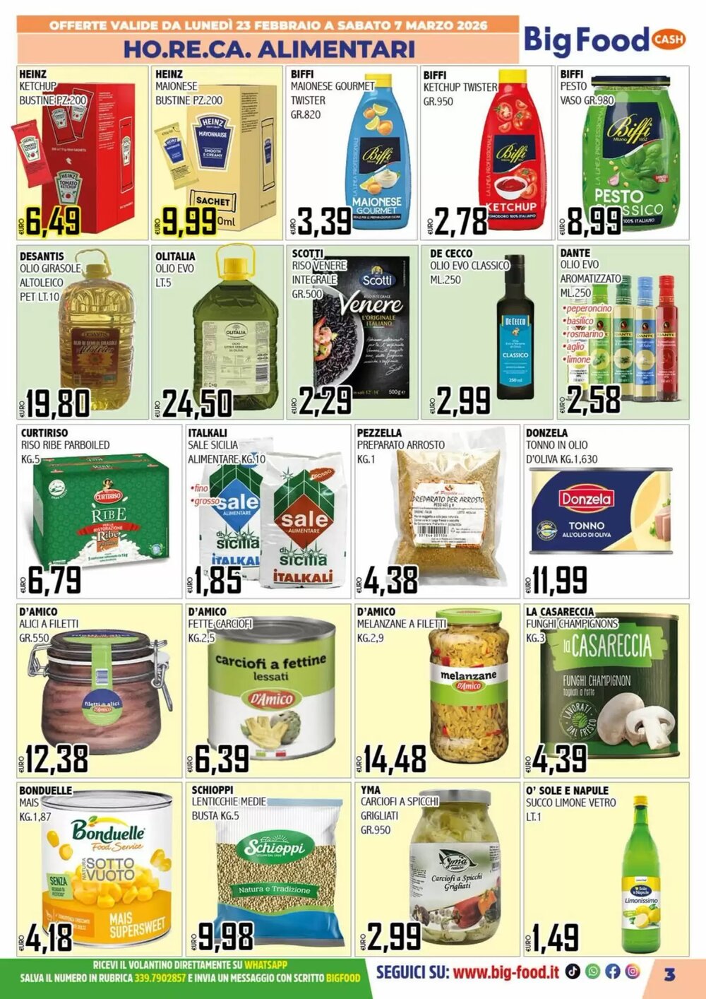 Volantino promozionale Big Food  valide dal 23/02/2026 - Pagina 3.