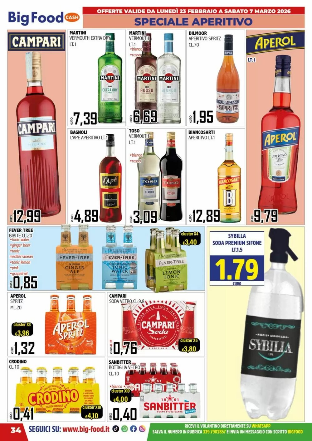 Volantino promozionale Big Food  valide dal 23/02/2026 - Pagina 34.
