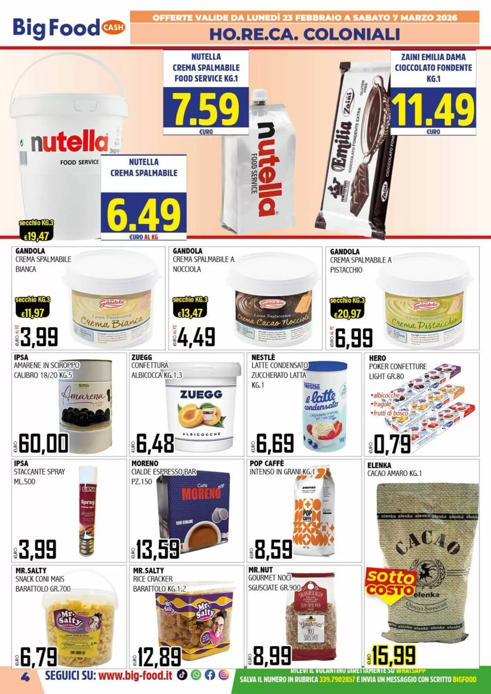 Volantino promozionale Big Food  valide dal 23/02/2026 - Pagina 4.