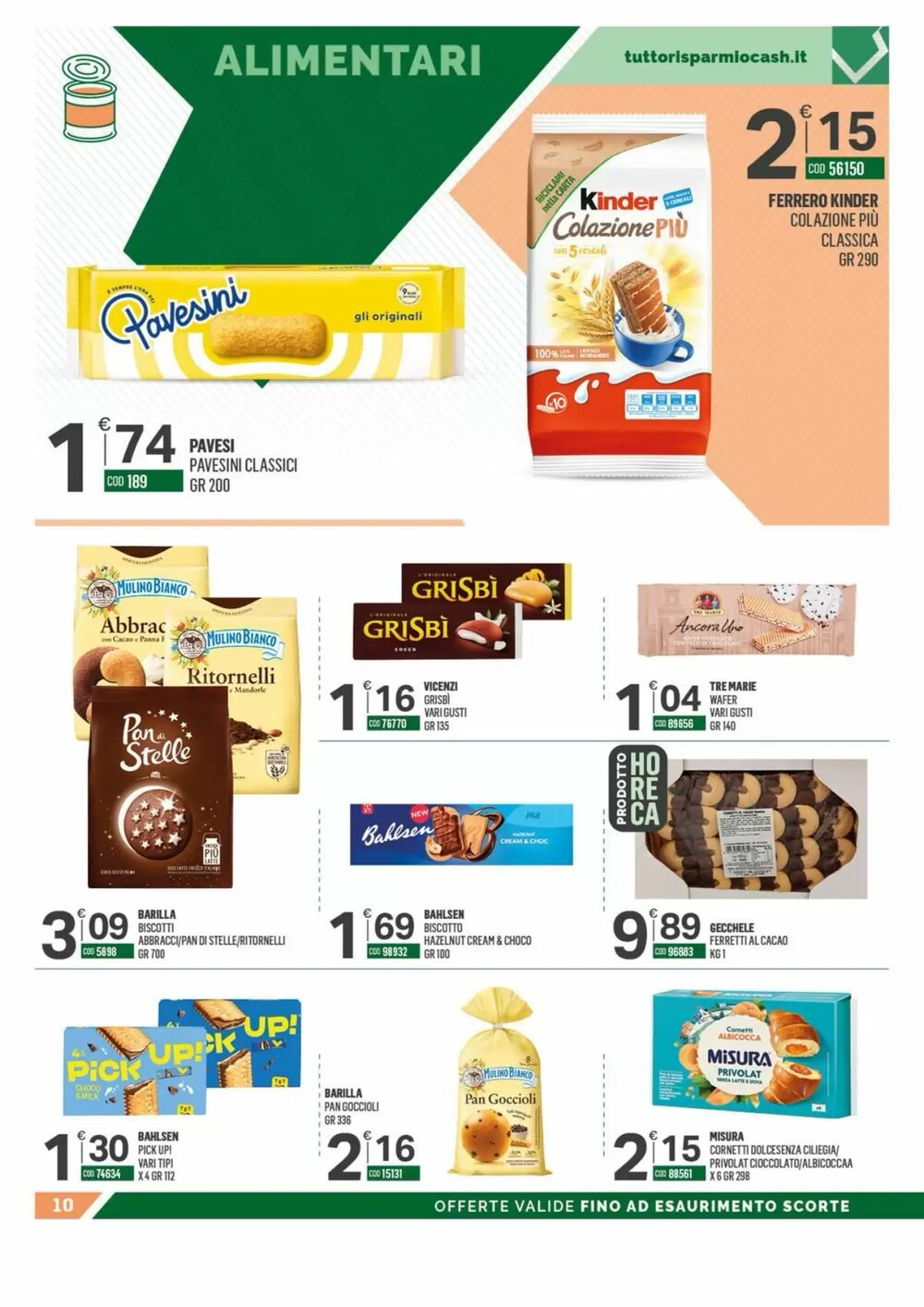 Volantino promozionale Tutto Risparmio Cash&Carry  valide dal 23/02/2026 - Pagina 10.