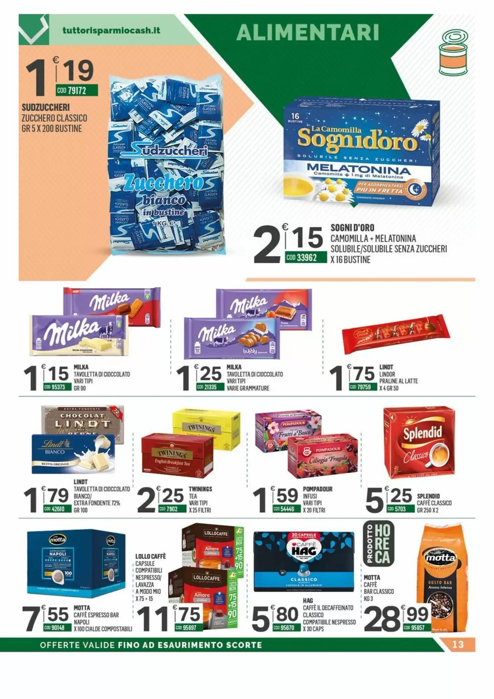 Volantino promozionale Tutto Risparmio Cash&Carry  valide dal 23/02/2026 - Pagina 13.