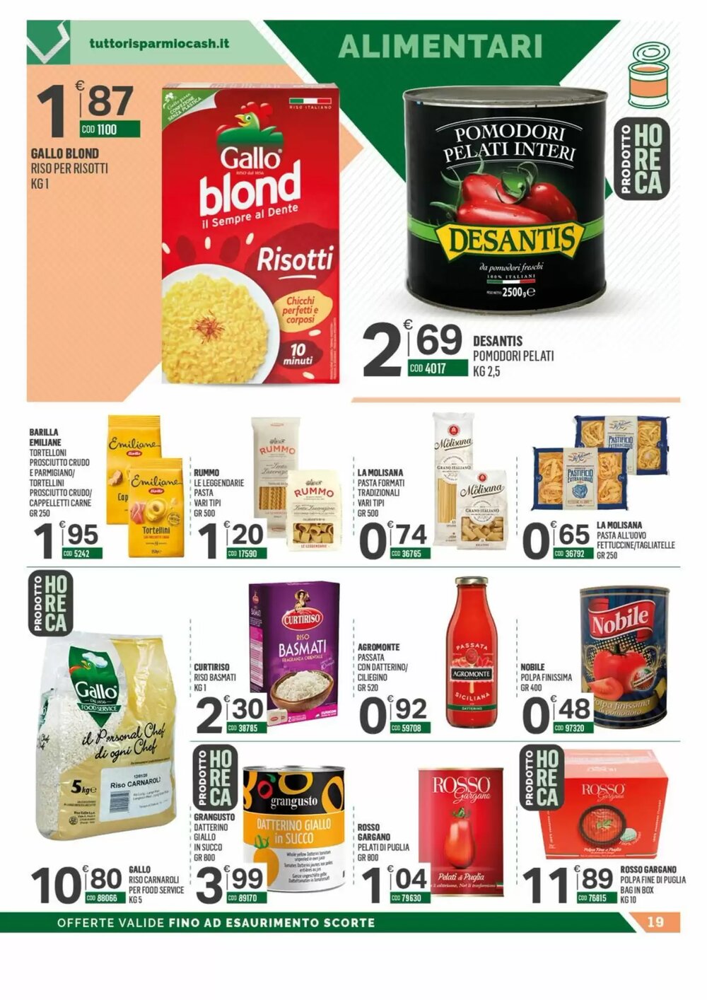 Volantino promozionale Tutto Risparmio Cash&Carry  valide dal 23/02/2026 - Pagina 19.