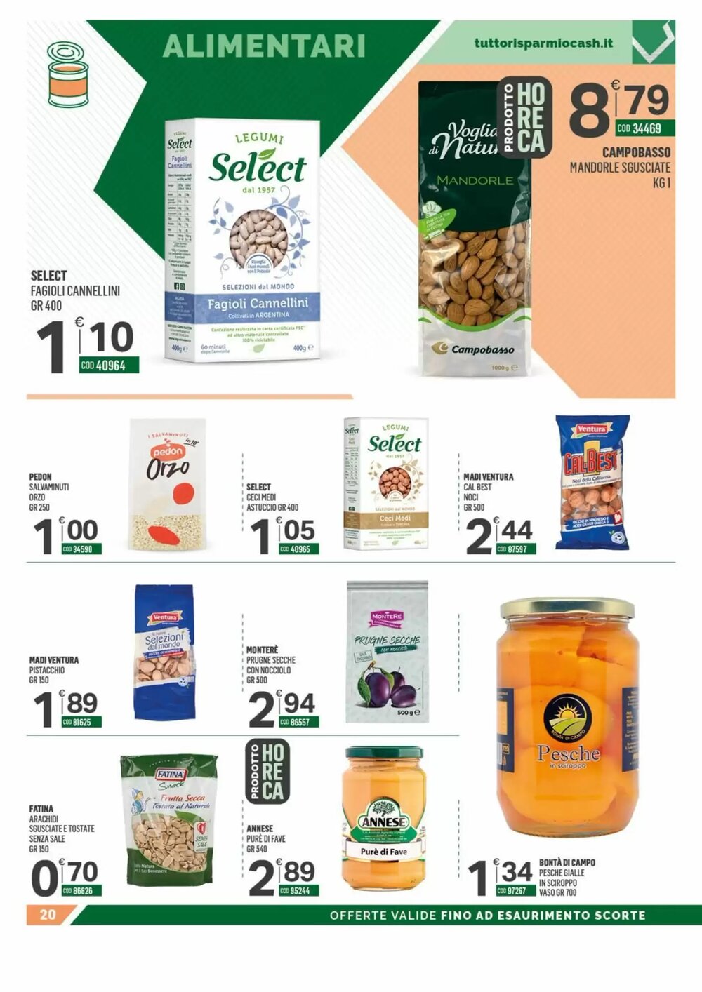 Volantino promozionale Tutto Risparmio Cash&Carry  valide dal 23/02/2026 - Pagina 20.