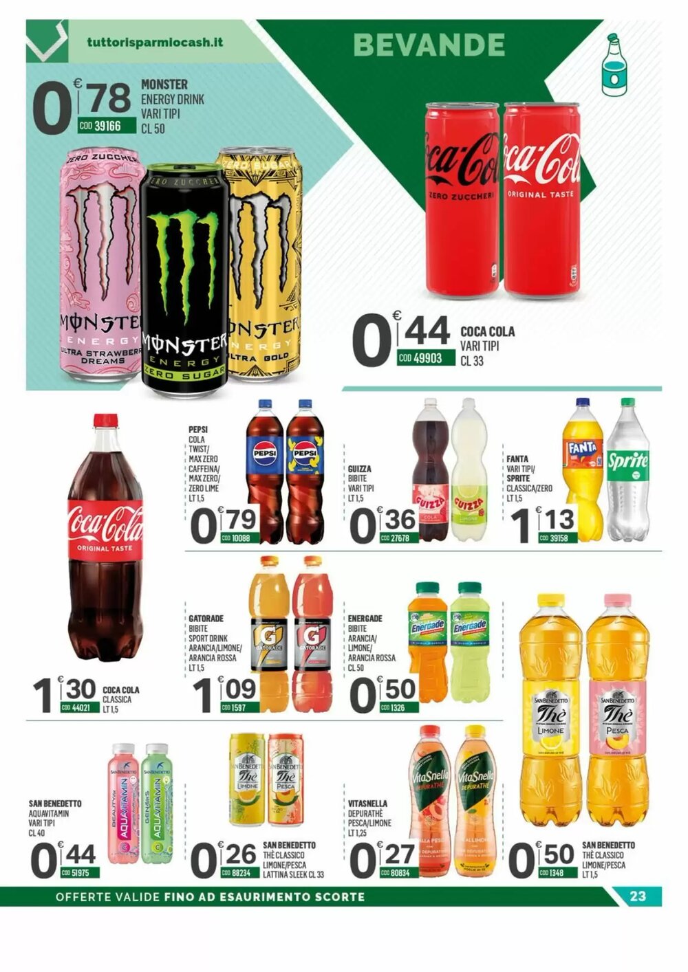 Volantino promozionale Tutto Risparmio Cash&Carry  valide dal 23/02/2026 - Pagina 23.