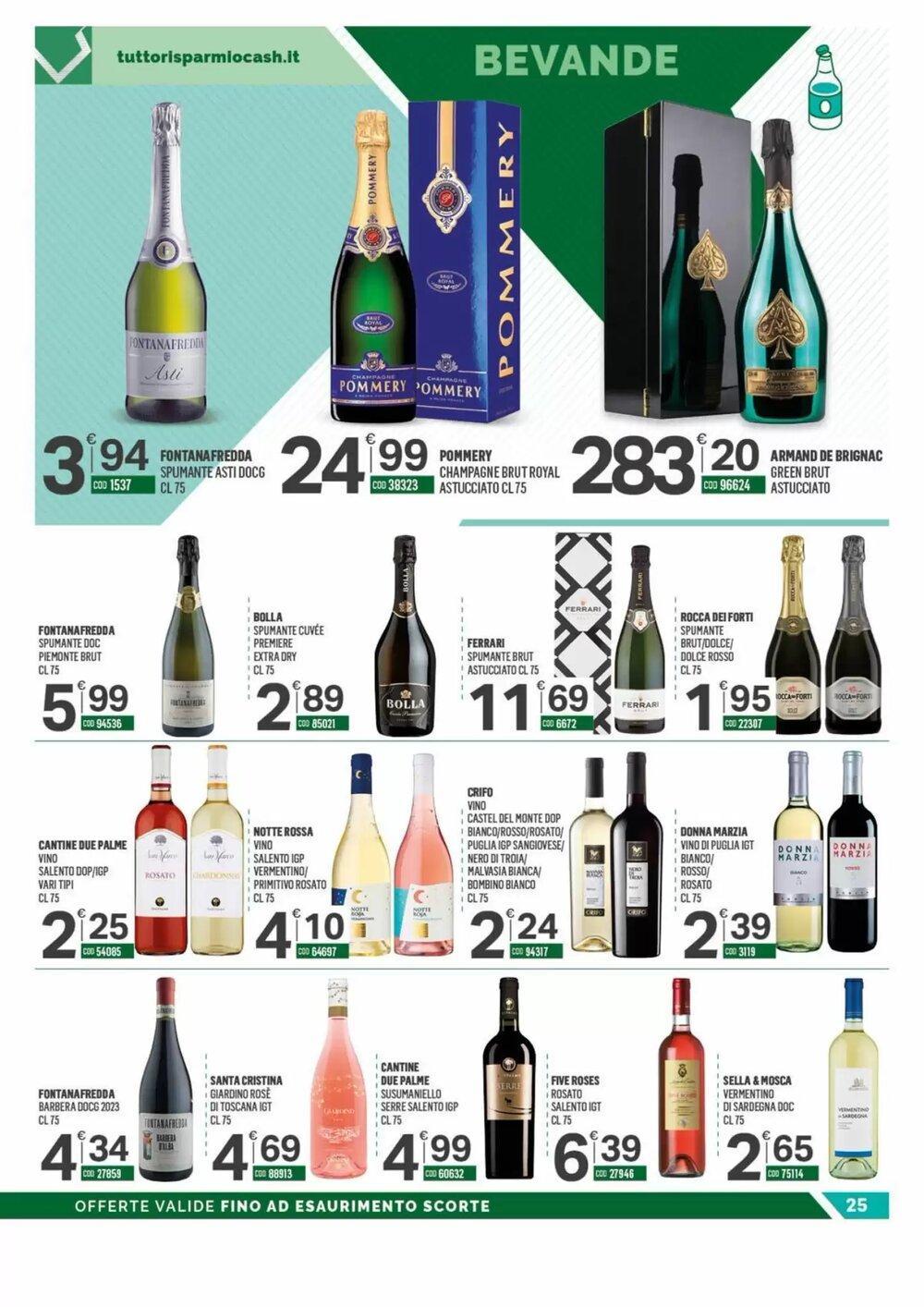Volantino promozionale Tutto Risparmio Cash&Carry  valide dal 23/02/2026 - Pagina 25.