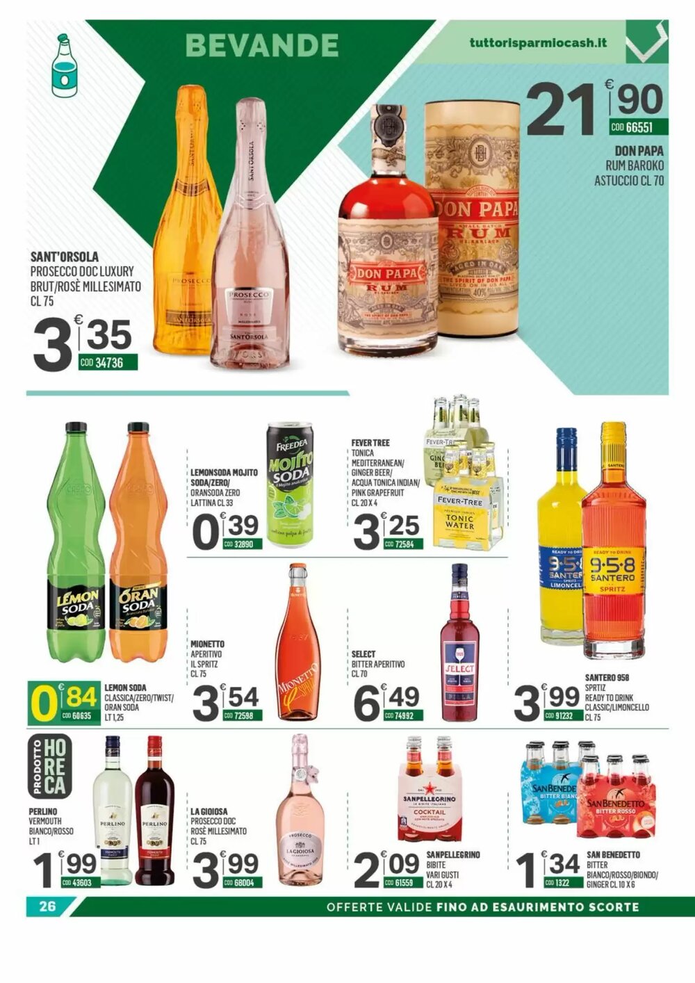 Volantino promozionale Tutto Risparmio Cash&Carry  valide dal 23/02/2026 - Pagina 26.