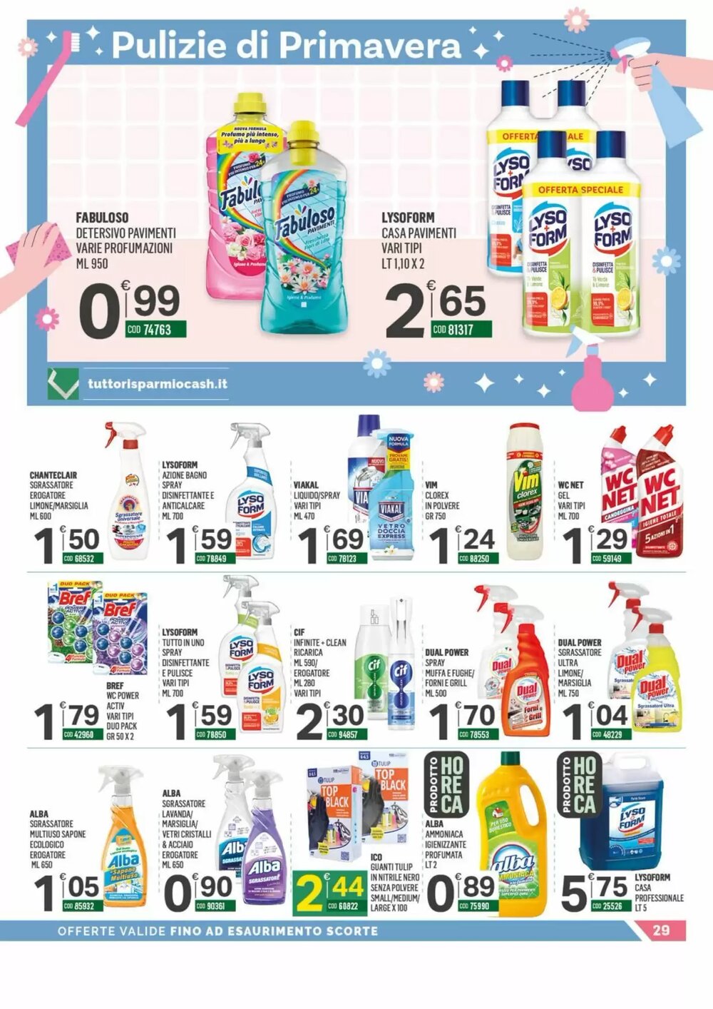 Volantino promozionale Tutto Risparmio Cash&Carry  valide dal 23/02/2026 - Pagina 29.