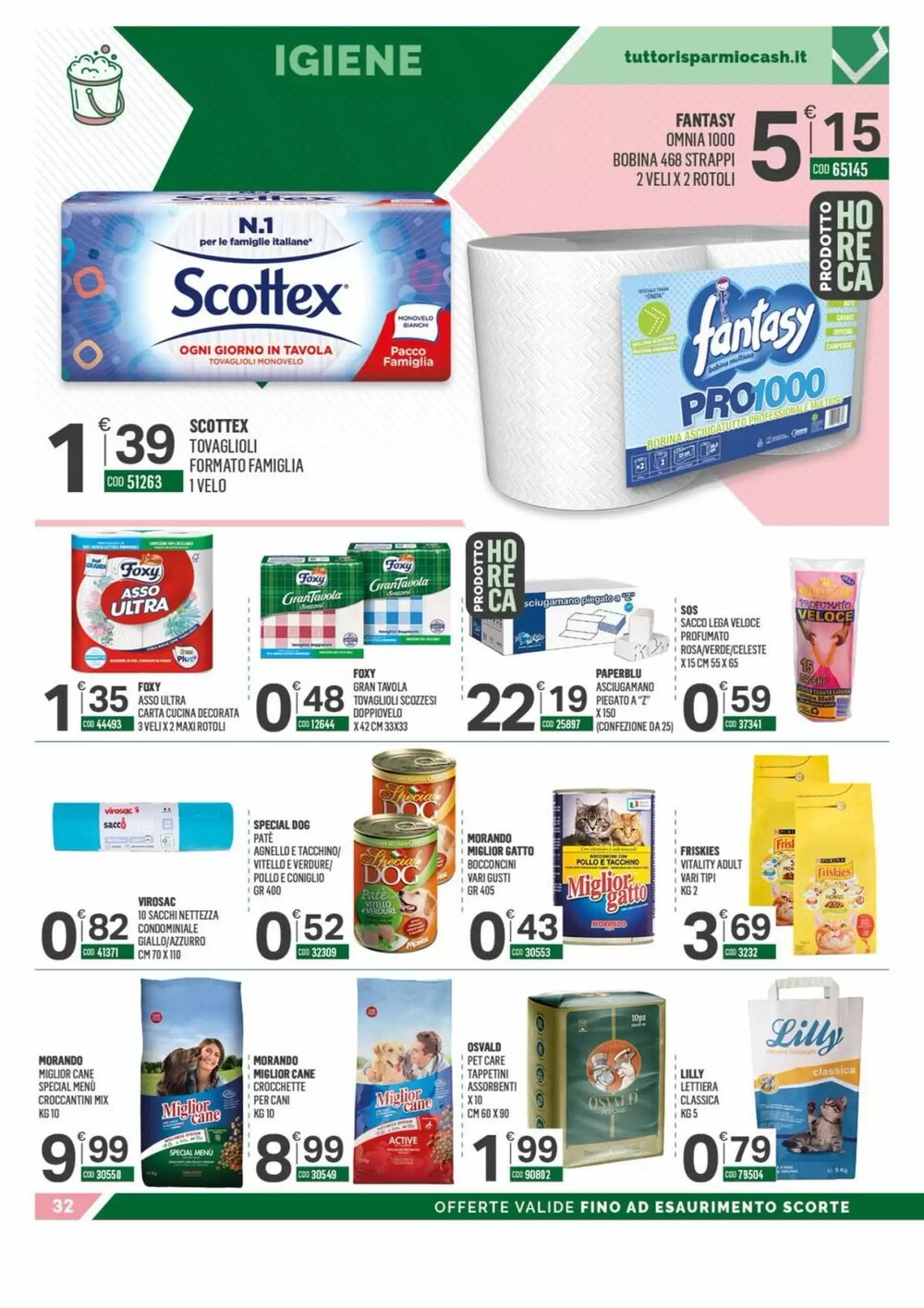 Volantino promozionale Tutto Risparmio Cash&Carry  valide dal 23/02/2026 - Pagina 32.