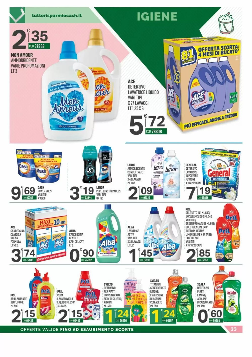 Volantino promozionale Tutto Risparmio Cash&Carry  valide dal 23/02/2026 - Pagina 33.