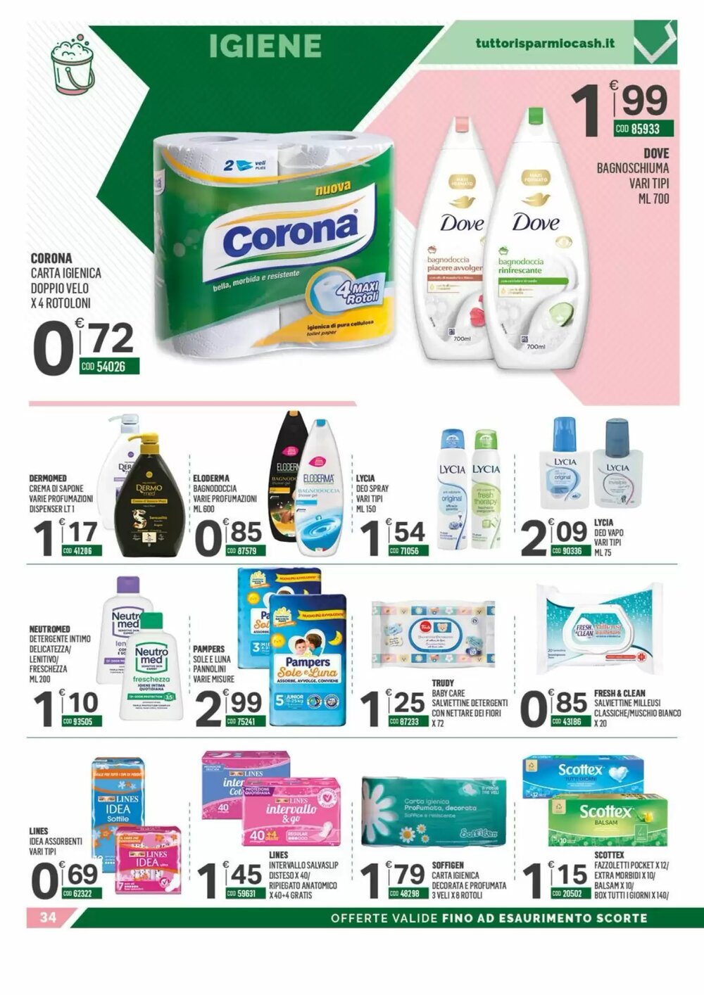 Volantino promozionale Tutto Risparmio Cash&Carry  valide dal 23/02/2026 - Pagina 34.