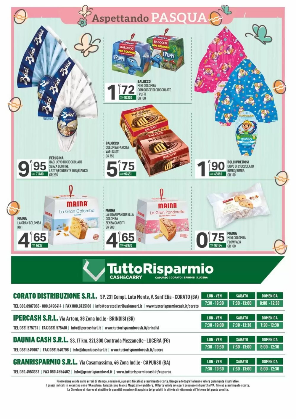 Volantino promozionale Tutto Risparmio Cash&Carry  valide dal 23/02/2026 - Pagina 36.