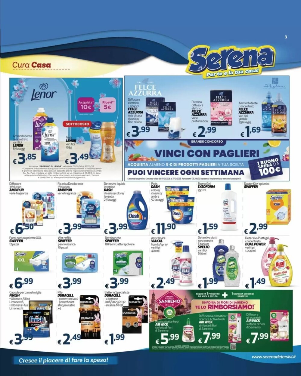 Volantino promozionale Serena Detersivi  valide dal 23/02/2026 - Pagina 3.
