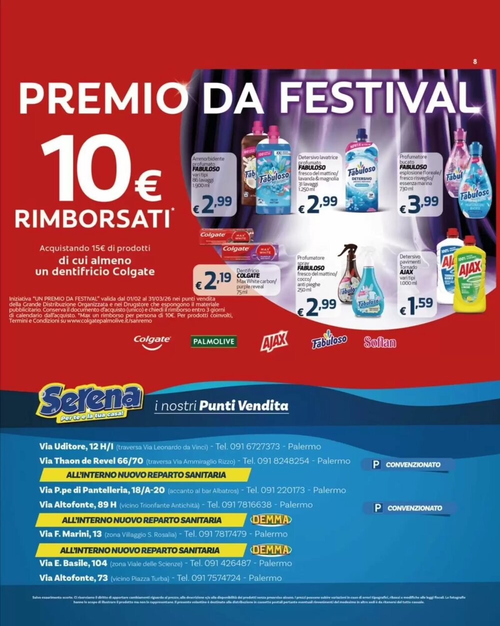 Volantino promozionale Serena Detersivi  valide dal 23/02/2026 - Pagina 8.