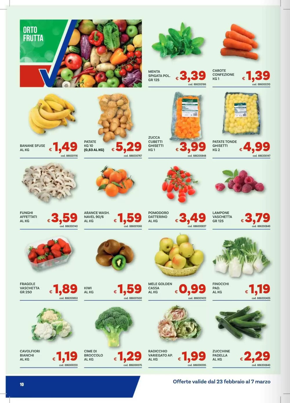 Volantino promozionale Vivo Supermercati  valide dal 23/02/2026 - Pagina 10.