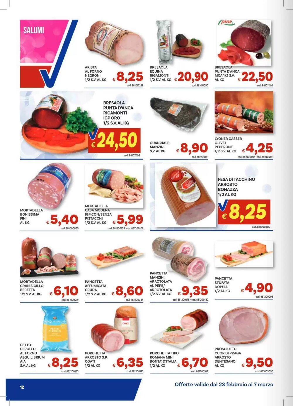 Volantino promozionale Vivo Supermercati  valide dal 23/02/2026 - Pagina 12.