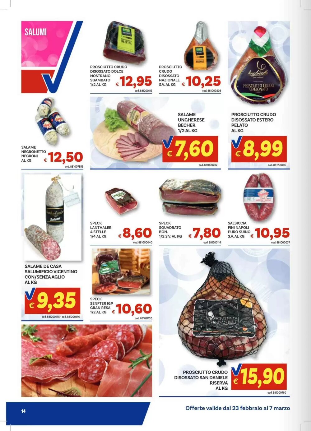Volantino promozionale Vivo Supermercati  valide dal 23/02/2026 - Pagina 14.