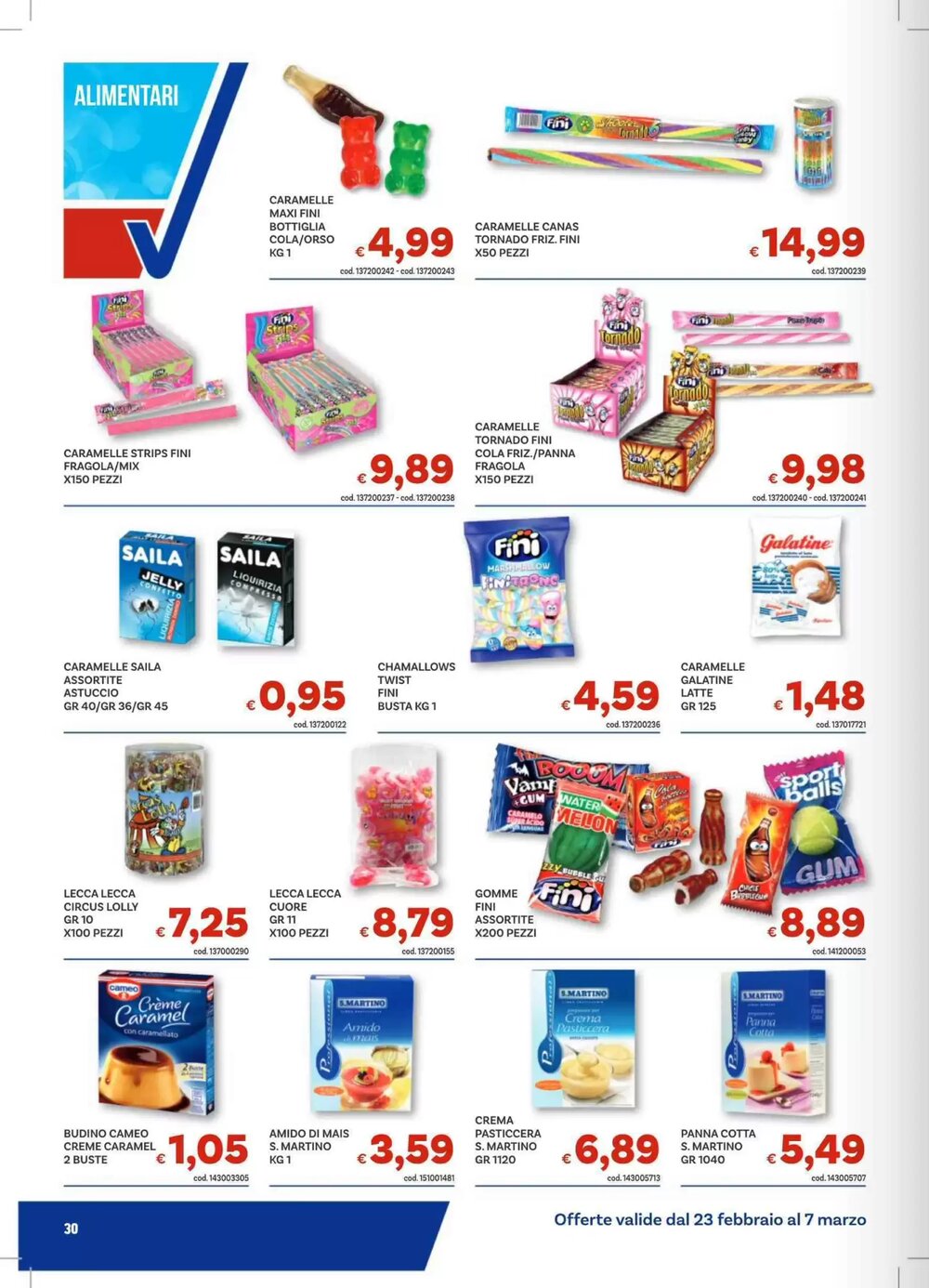 Volantino promozionale Vivo Supermercati  valide dal 23/02/2026 - Pagina 30.