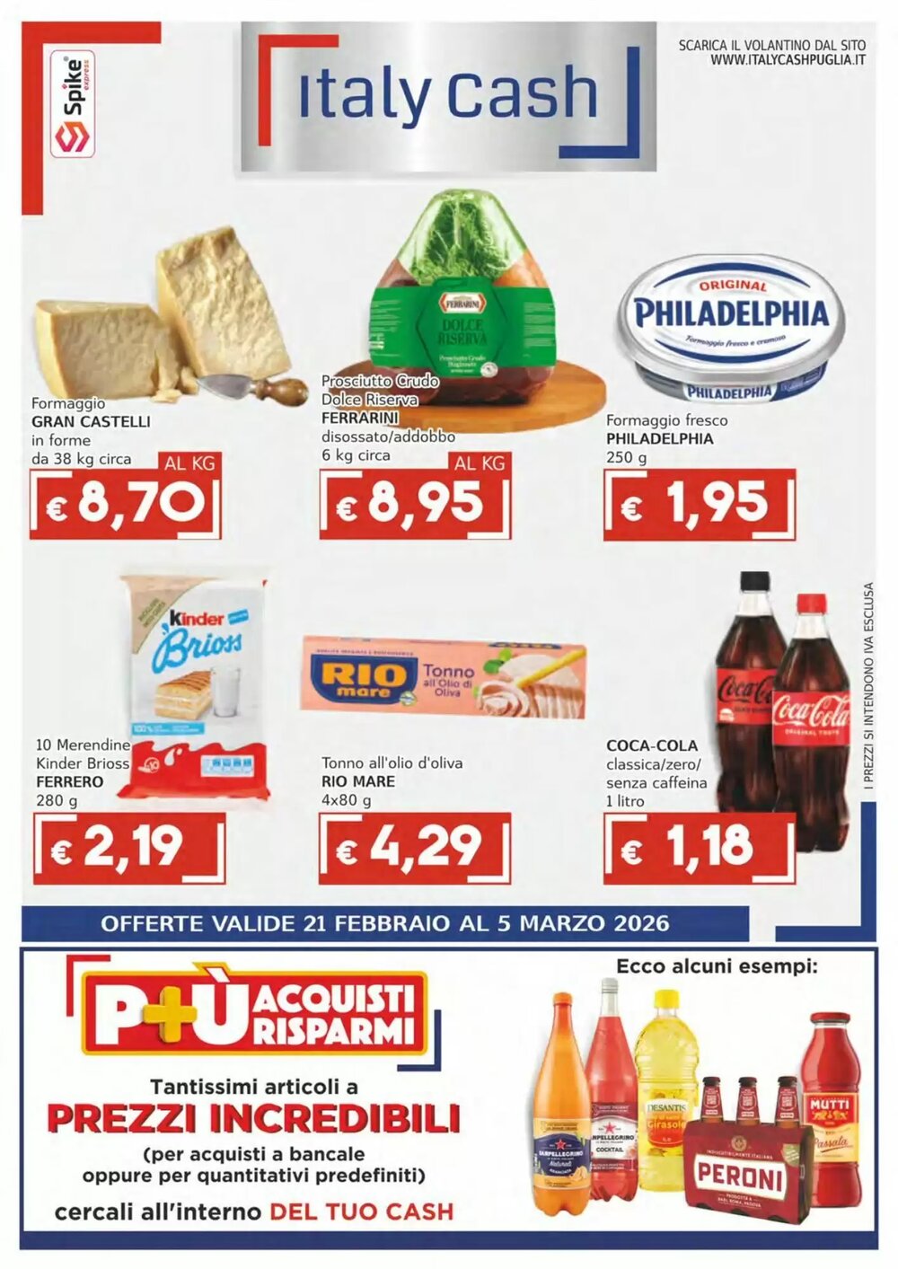Volantino promozionale Italy Cash  valide dal 23/02/2026 - Pagina 1.