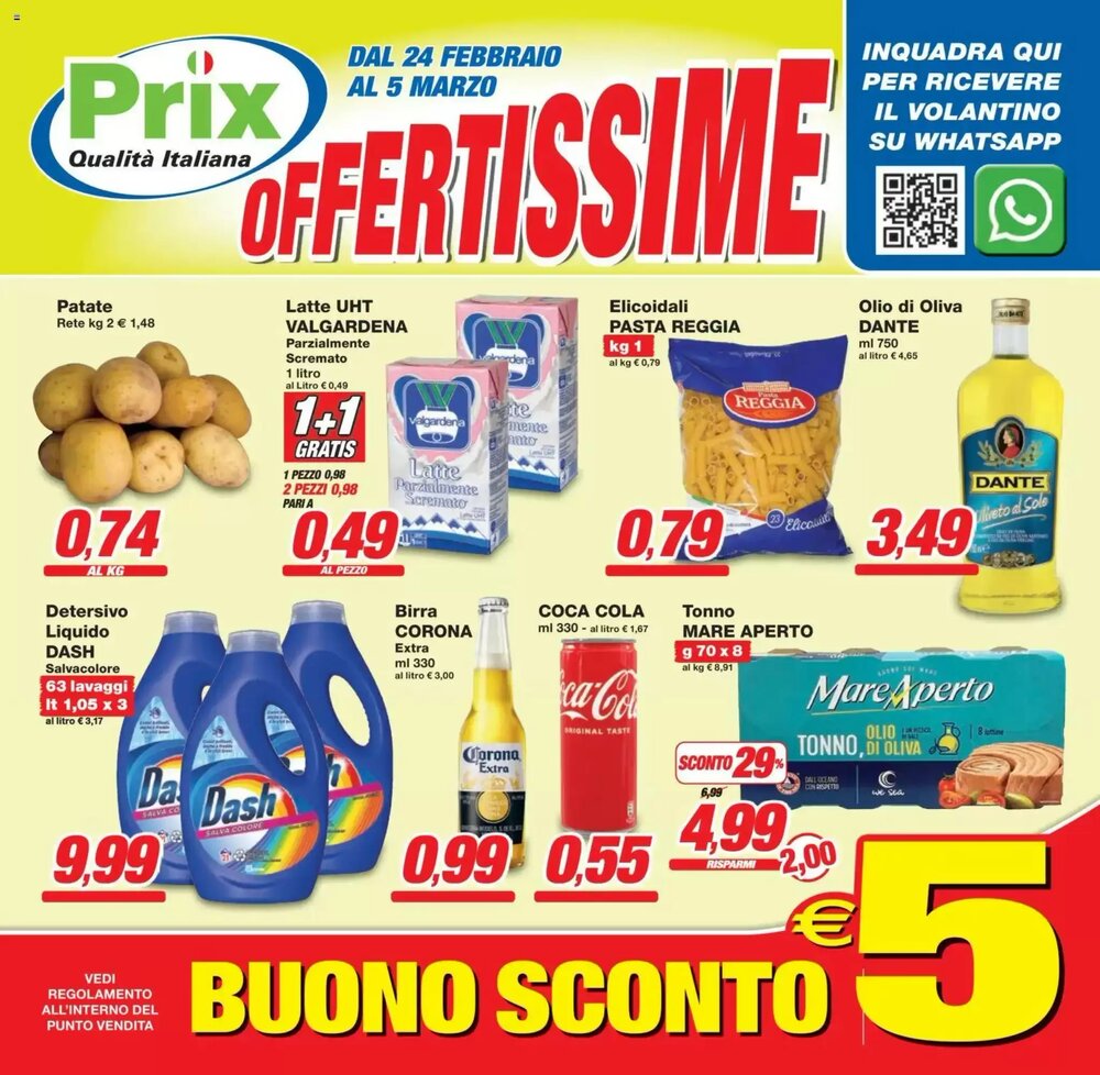 Volantino promozionale Prix Quality  valide dal 24/02/2026 - Pagina 1.
