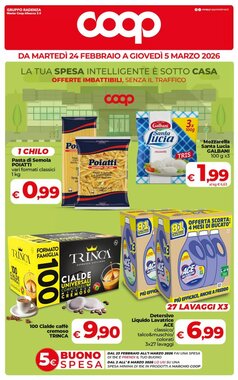 Volantino promozionale Coop  valide dal 24/02/2026
