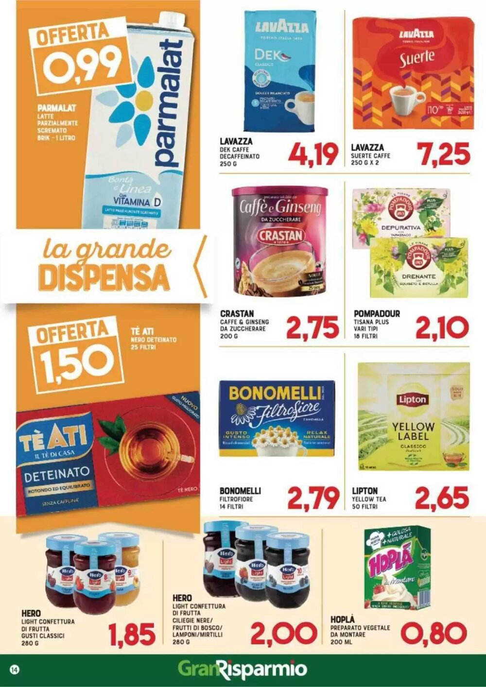 Volantino promozionale Gran Risparmio  valide dal 24/02/2026 - Pagina 14.