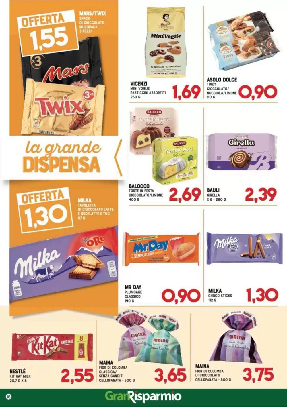 Volantino promozionale Gran Risparmio  valide dal 24/02/2026 - Pagina 16.
