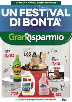Volantino promozionale Gran Risparmio  valide dal 24/02/2026