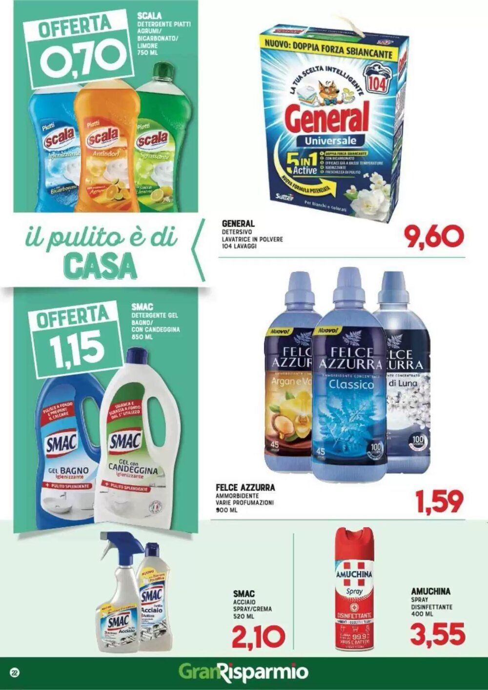 Volantino promozionale Gran Risparmio  valide dal 24/02/2026 - Pagina 22.